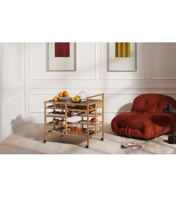 657 Serving Cart Cassina Servierwagen