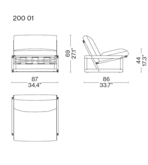 Carlotta Cassina Butaca