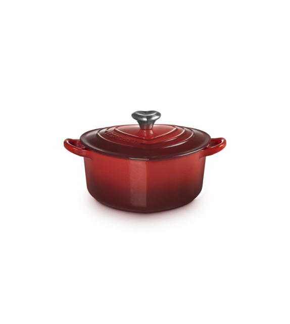 Listo para entregar - Cocotte Cuore 20 Le Creuset Cazuela