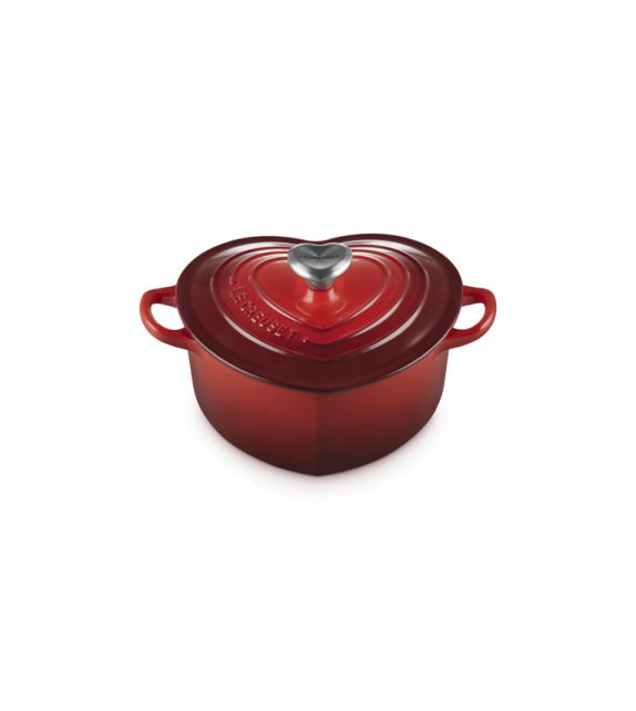 Ready for shipping - Cocotte Cuore 20 Le Creuset Casserole