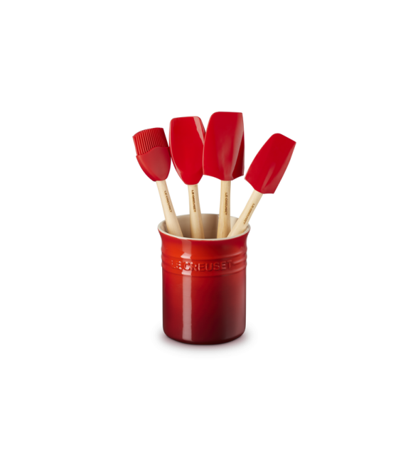 Versandfertig - Craft Le Creuset Behälter + 4 Spatel