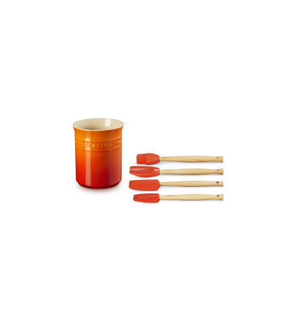 Versandfertig - Craft Le Creuset Behälter + 4 Spatel