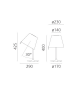 Melampo Lampe De Table Artemide 