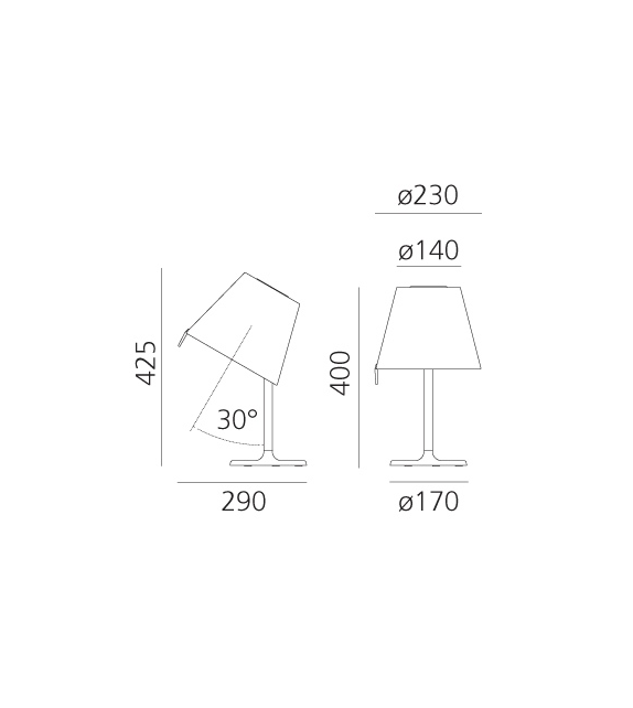 Melampo Tischleuchte Artemide 