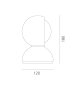 Ready for shipping - Eclisse Artemide Table Lamp