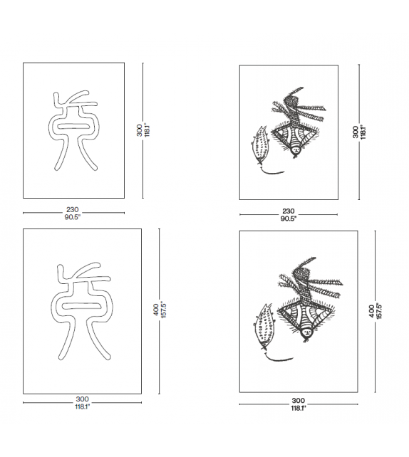 Graffiti & Vérité Cassina Tappeto