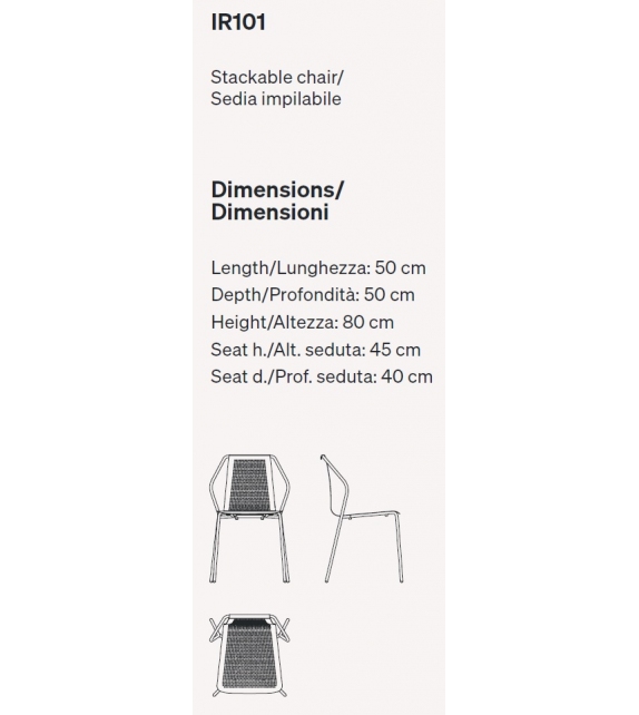 Donna Baleri Italia Chaise Empilable