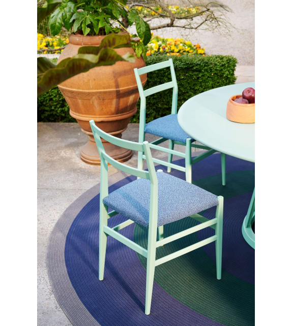 Leggera Outdoor Cassina Chaise avec Assise Rembourrée