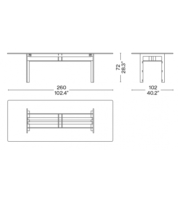 Doge Laguna Table Cassina