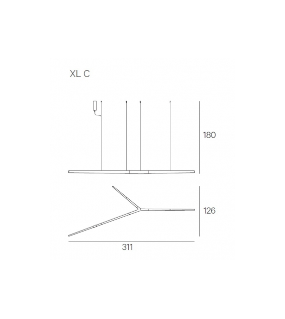 Starlight Horizontal Henge Suspension Lamp