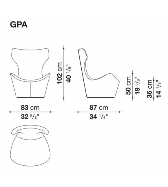 Grande Papilio poltrona
