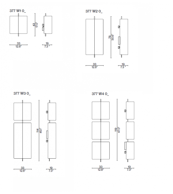 3to9 Wall Lamp Cassina