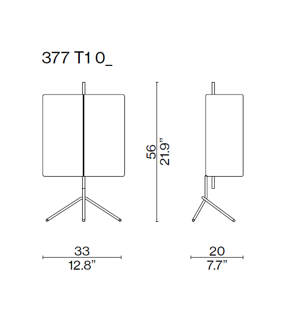 3to9 Table Cassina Tischleuchte