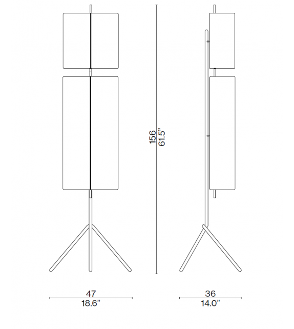 3to9 Floor Lamp Cassina