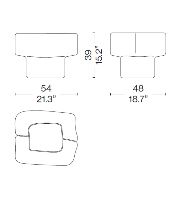 Fluid Joinery - Side Table I Cassina Tavolino