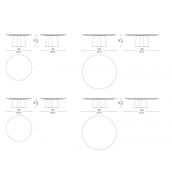 Treflo Coffee Table Cassina