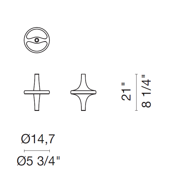 Pronta consegna - Monofiore Vaso Cappellini