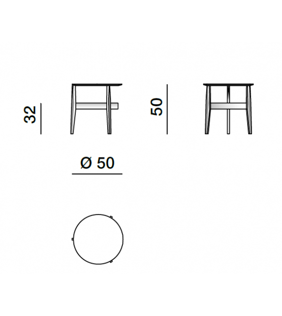 When Side Table With Drawer Molteni&C