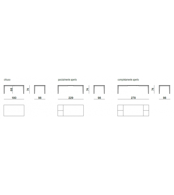 Filigree Tavolo Allungabile Molteni&C