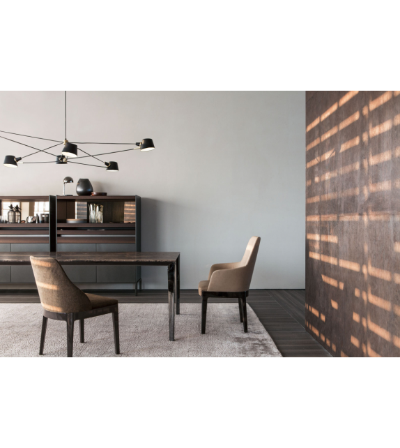 Chelsea Chaise avec Accoudoirs Molteni&C