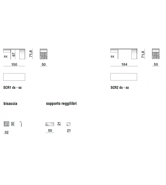 Scriba Scrittoio Molteni&C