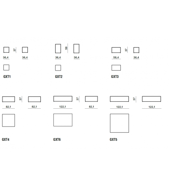 45° Table Basse Molteni&C