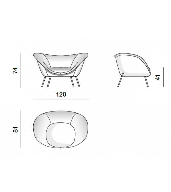 D.154.2 Poltrona Molteni&C