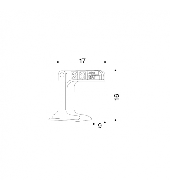 Timor Danese Milano Calendrier Perpétuel