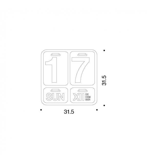 Formosa Danese Milano Calendario Perpetuo