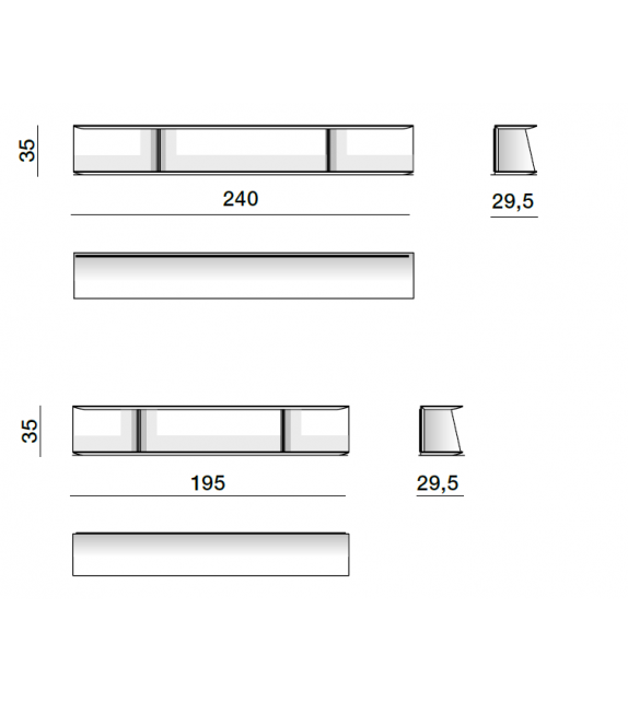 D.355.1 Molteni & C Bücherregal
