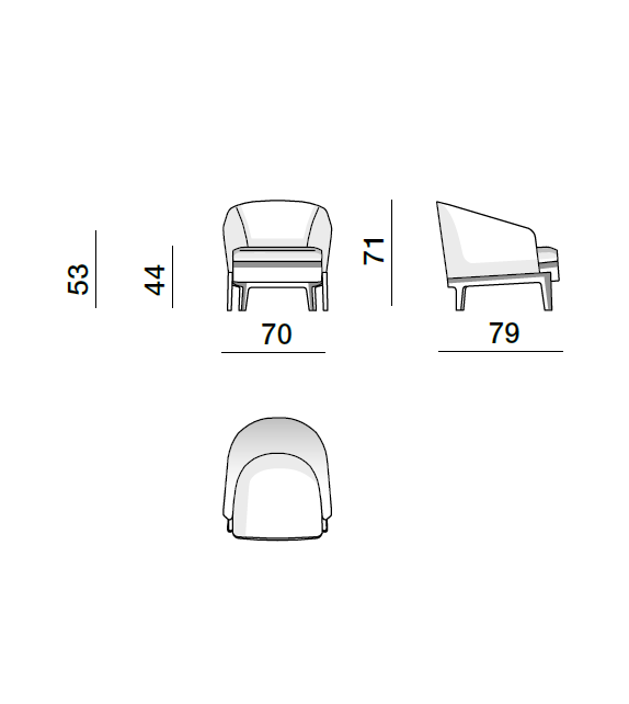 Chelsea Molteni & C Armchair CPO3