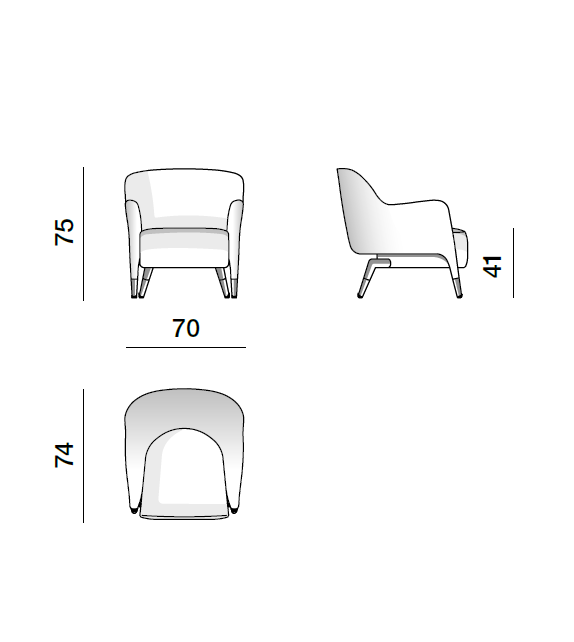 D.151.4 Molteni & C Sessel