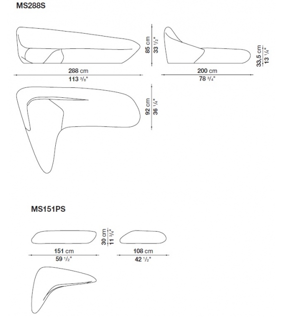 Sofa B&B Italia Moon System