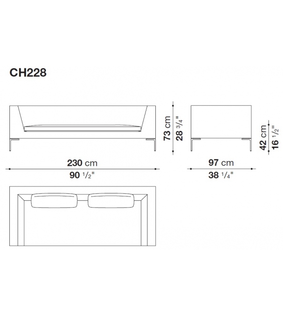Sofa Charles B&B Italia