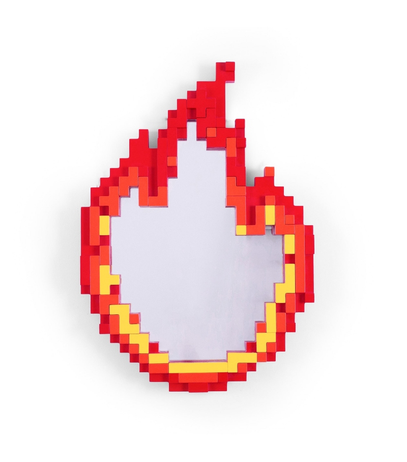 Pixel Flame Seletti Specchio