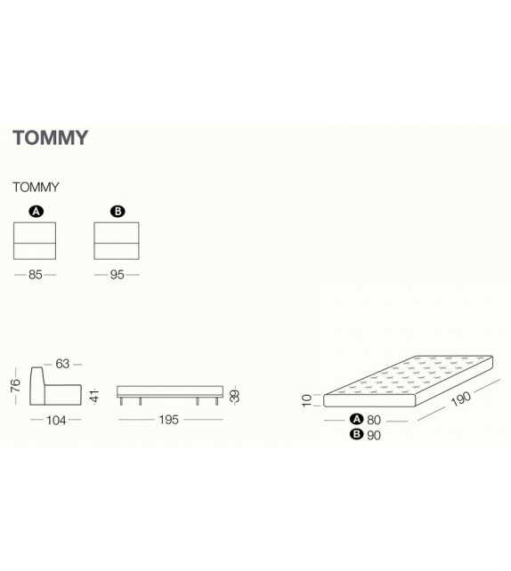 Tommy Milano Bedding Poltrona Letto