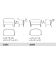 Progetti 2 Seater Sofa Giorgetti