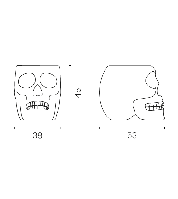 Mexico Small Planter Qeeboo Jarrón