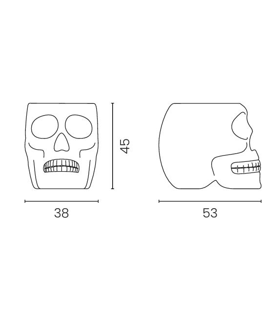 Mexico Planter Qeeboo Lampe