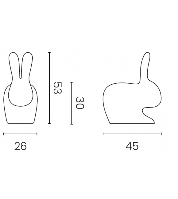 Rabbit Baby Qeeboo Silla