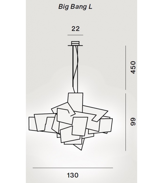 Big Bang L+XL Foscarini Suspension Lamp