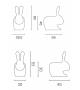 Rabbit Qeeboo Silla Outdoor