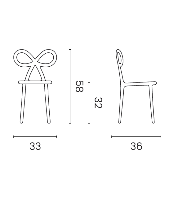 Ribbon Baby Qeeboo Chair