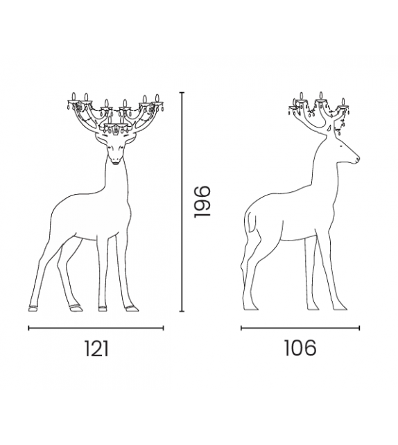 Sherwood Qeeboo Làmpara de Pie