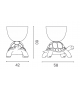Vase Turtle Carry Qeeboo
