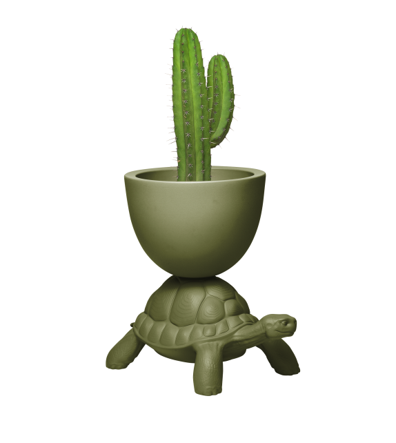 Turtle Carry Qeeboo Vaso