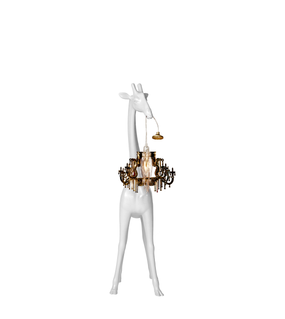 Giraffe in Love XS Qeeboo Lampada da Tavolo