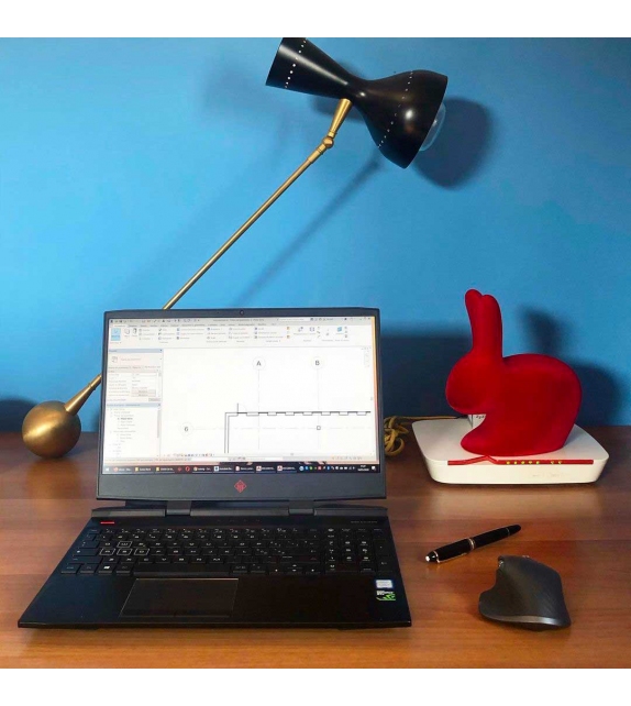 Rabbit XS Qeeboo Bookend