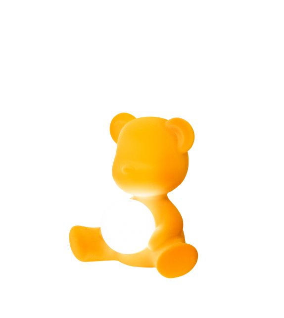 Teddy Girl Velvet Qeeboo Lampada da Tavolo