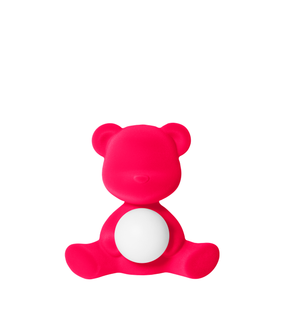 Teddy Girl Velvet Qeeboo Lámpara de Mesa